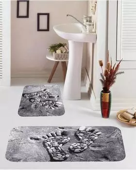 Набор ковриков для ванной с принтом Mosimoso BM092