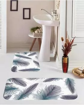 Набор ковриков для ванной с принтом Mosimoso BM206