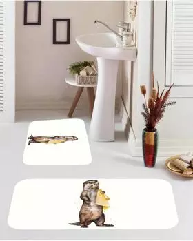 Набор ковриков для ванной с принтом Mosimoso BM045