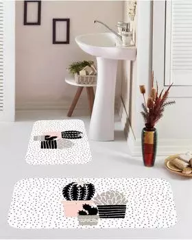 Набор ковриков для ванной с принтом Mosimoso BM195