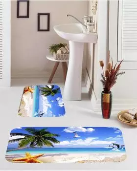 Набор ковриков для ванной с принтом Mosimoso BM080