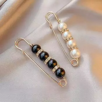 набор Красивая жемчужная пряжка с фиксированной одеждой Антиголая пряжка с усадкой брюк Талия женские декоративные аксессуары one size белый