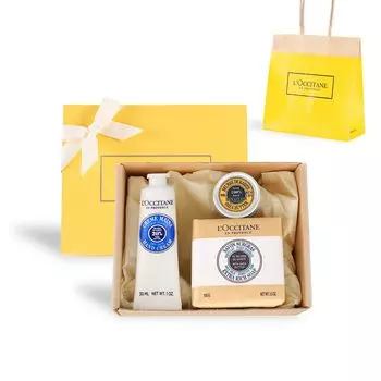 Набор кремов Shea Moisture Cream Shea Oil Gift Birthday Gift Women Men Popular Famous Propeller White Day L OCCITANE (Мыло для рук) белый