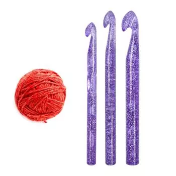 Набор крючков для вязания 10/12/15 мм, эргономичная спица для вязания, практичная спица для рукоделия