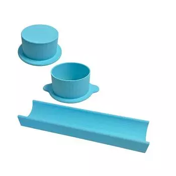 Набор круглых форм для торта Делюкс Легкий круглый форморез для идеальных десертов - Форма для нарезки торта, Набор для торта, Форма для выпечки десертов One Size