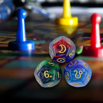 Набор кубиков для настольных игр и ролевых приключений Style A