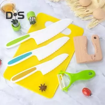 Набор кухонных принадлежностей из 4/13/15/16 предметов для малышей. Безопасный деревянный резак для настоящей готовки с детьми. Детские кухонные принадлежности для выпечки, веселья и обучения. C
