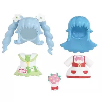 Набор кукол «Заряд счастья» Macadamia Hula Dance Pretty Patissier Precure! Предварительная подготовка к координированию и переодевание