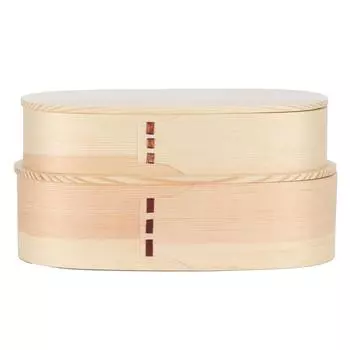 Набор ланч-боксов в японском стиле, деревянный контейнер для хранения еды для студентов и работников, 19x10x9,5 см, расписанный