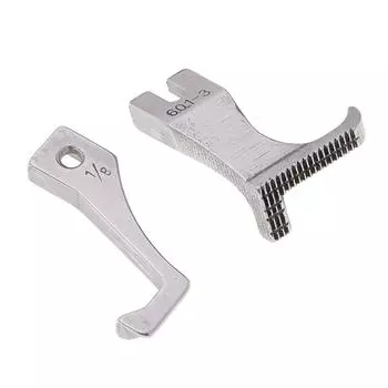 Набор лапок для шитья рантовых трубок для промышленной шагающей машины, деталь 3 мм 2mm серебряный