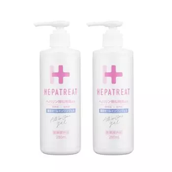 Набор лечебного геля 280 мл насос большой после УФ-лучей во время вещества Для тех, у кого грубая и чувствительная [Официальный] 2/Hepatrite все в одном