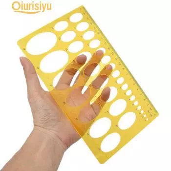 Набор Линейки Эллипс Кривая Доска Масштаб Линейка Шаблон Рисования 21 cm