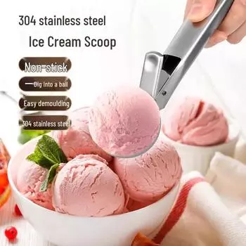 Набор ложек для мороженого и фруктовых шариков с формой для эскимо и ложкой