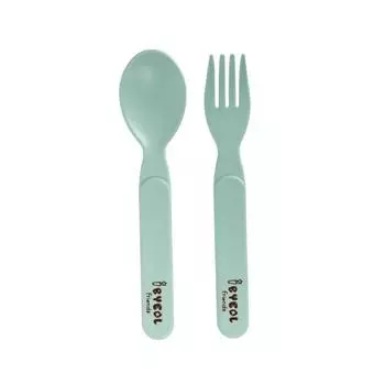 Набор ложек и вилок для кукурузы Ibyeol Friends, 1 комплект, мятный