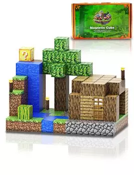 Набор магнитных блоков Minecraft Style, магнитная игрушка, набор магнитных блоков PX MASTER, магнитные строительные блоки своими руками, настольная игра, игра-баланс, набор магнитных блоков