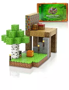 Набор магнитных блоков в стиле Minecraft Magformer Магнитная игрушка Mag Block Set PX MASTER DIY Магнитные строительные блоки Настольная игра Балансировочная игра Магнит