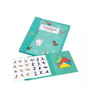 Набор магнитных головоломок Casbee из прочного деревянного танграма, случайная доставка, популярные корейские головоломки