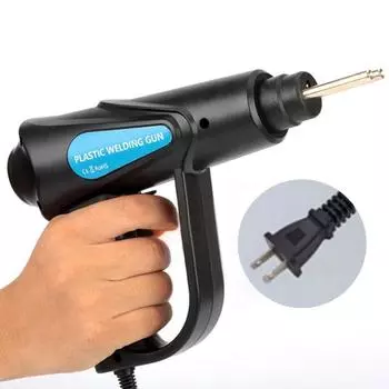 Набор машин для горячей сварки гвоздей, удобные сварочные аппараты для сварки пластмасс, гаражные инструменты, скоба для ремонта ПВХ, машина для автомобиля EU Plug чёрный
