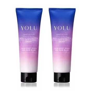 Набор масок для волос YOLU Calm Night Repair 145 г, 2 шт.