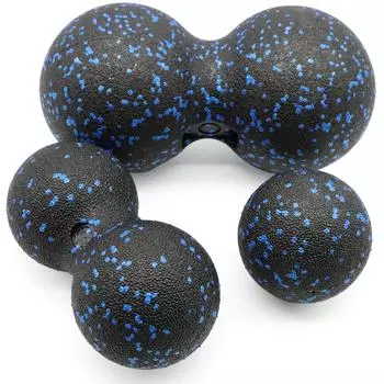 Набор массажных мячей из EPP, мяч для лакросса, легкий легкий мяч для спины, шеи, ног, глубокая ткань, миофасциальный релиз