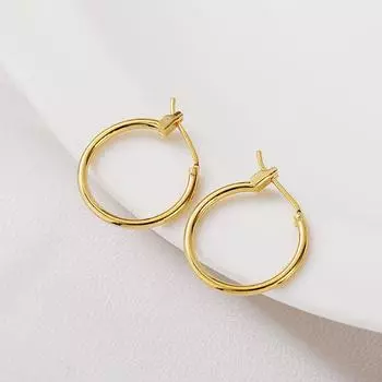 Набор материалов для сохранения цвета 14к18к Золотой Diameter 18mm 18K gold earrings(1 to 2)