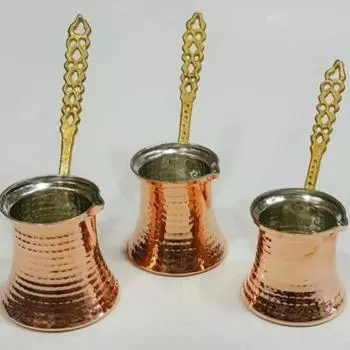 Набор медных кофейников на 3-4-5 человек