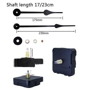 Набор механизмов с замком, механизм настенных часов с большим крутящим моментом, часы «сделай сам», 230 мм