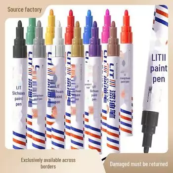 Набор металлических ручек с двумя наконечниками - трансграничный бестселлер, цветные маркеры и маркерные ручки золотой