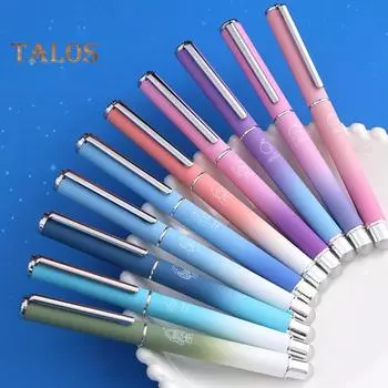 Набор металлических стираемых ручек Плавное письмо Без поломок Удобный дизайн Перьевые ручки 5 ручек 20 чернильных картриджей 4 пера 1 набор полировальных машинок розовый