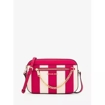 НАБОР MICHAEL KORS JET SET АРТИКУЛ EW ЦЕПОЧКА НА МОЛНИИ CROSSBODY БОЛЬШАЯ 35S4GTTC9R2613 ЭЛЕКТРО РОЗОВЫЙ МУЛЬТИ