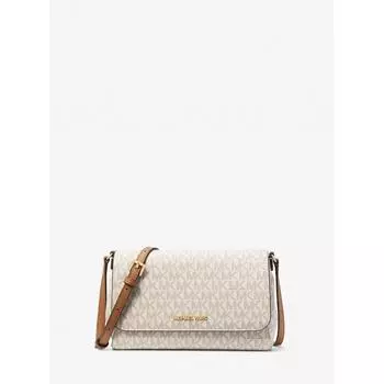 НАБОР MICHAEL KORS JET SET ПУНКТ КАБРИОЛЕТ СРЕДНИЙ CROSSBODY MK SIGNATURE 35H8GTTC6B150 ВАНИЛЬ