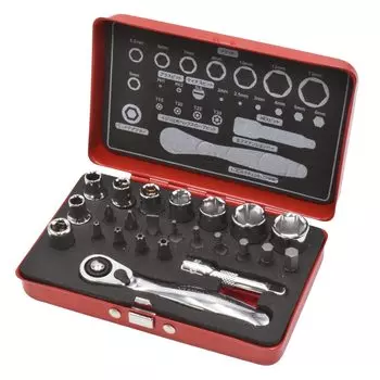 Набор мини-инструментов AP, набор бит с храповым механизмом, миллиметр, набор мини-инструментов (Набор 24)