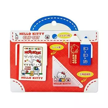 Набор мини-канцелярских принадлежностей Sanrio Hello Kitty с зажимами