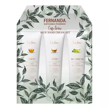 Набор мини-кремов для рук FERNANDA Tea Series x 3 (20г флаконы)