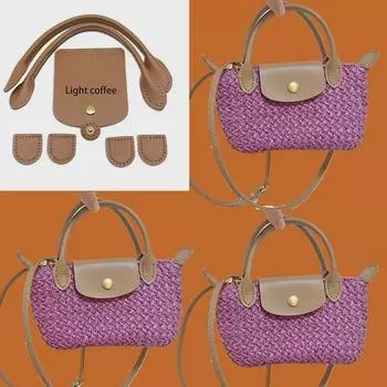 Набор мини-пельменей Longxiang в стиле бабочки: Ручка для лоскутного шитья из искусственной кожи