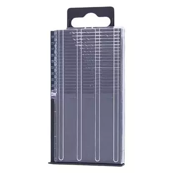 Набор мини-спиральных сверл 20/25 шт. с пластиковой коробкой для прецизионных поделок, изготовления ювелирных изделий и ремонта часов, инструмент для сверления отверстий A