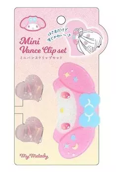 Набор мини-заколок для волос Morimoto Sangyo Sanrio My Melody x Ш9 x Г4см RM-8493 В4.5