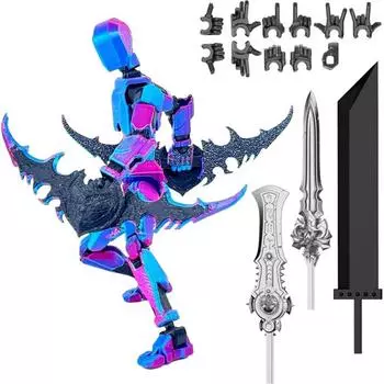 Набор мобильных кукол, 3D-печатная мобильная кукла-робот Титан, подвижная мобильная кукла, подходит для коллекционеров, украшение рабочего стола