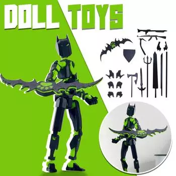 Набор мобильных кукол, 3D-печатная мобильная кукла-робот Титан, подвижная мобильная кукла, подходит для коллекционеров, украшение рабочего стола