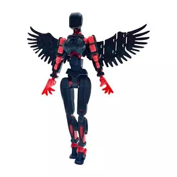 Набор мобильных кукол, мобильная кукла-робот Титан, подвижная мобильная кукла, подходит для коллекционеров, украшение рабочего стола красный