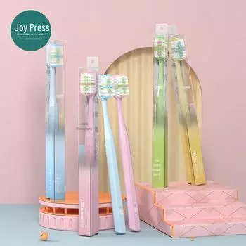 Набор мягких зубных щеток Macaron для взрослых — ультрамягкие щетинки для бережной защиты десен 1 piece, Y234