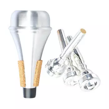 Набор мундштуков для трубы 3C 5C 7C, комбинация глушителей для тренировок, сменные аксессуары для музыкальных инструментов