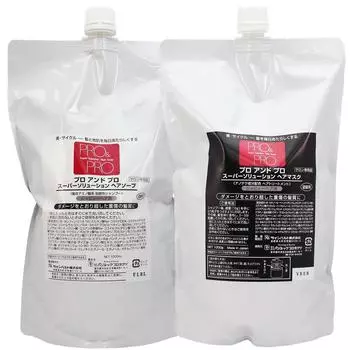 набор мыла для волос и маски для волос Super Solution по 1000 мл каждая Pacific Products 2 шт. PRO&PRO & (г) [Без силикона]
