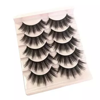 Набор накладных ресниц Пушистый одиночный макияж для наращивания ресниц Пушистый, мягкий и естественный финиш