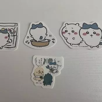 Набор наклеек Chiikawa Hachiware