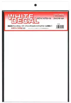 Набор наклеек Fine Mold White Decal для пластиковой модели Decal DC02