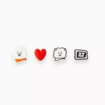 Набор наклеек Line Friends BT21 RJ Dart