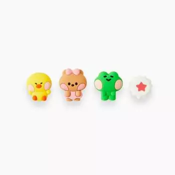 Набор наклеек Line Friends Colene Mini Sallyi & Lanini & Lenini Dart