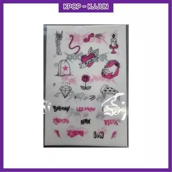 НАБОР НАКЛЕЙКОВ ТАТУ StrayKids TATTOO STICKER SET