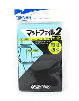 Набор напильников с крючками Owner HF-21A, 5 водонепроницаемых папок (1347)